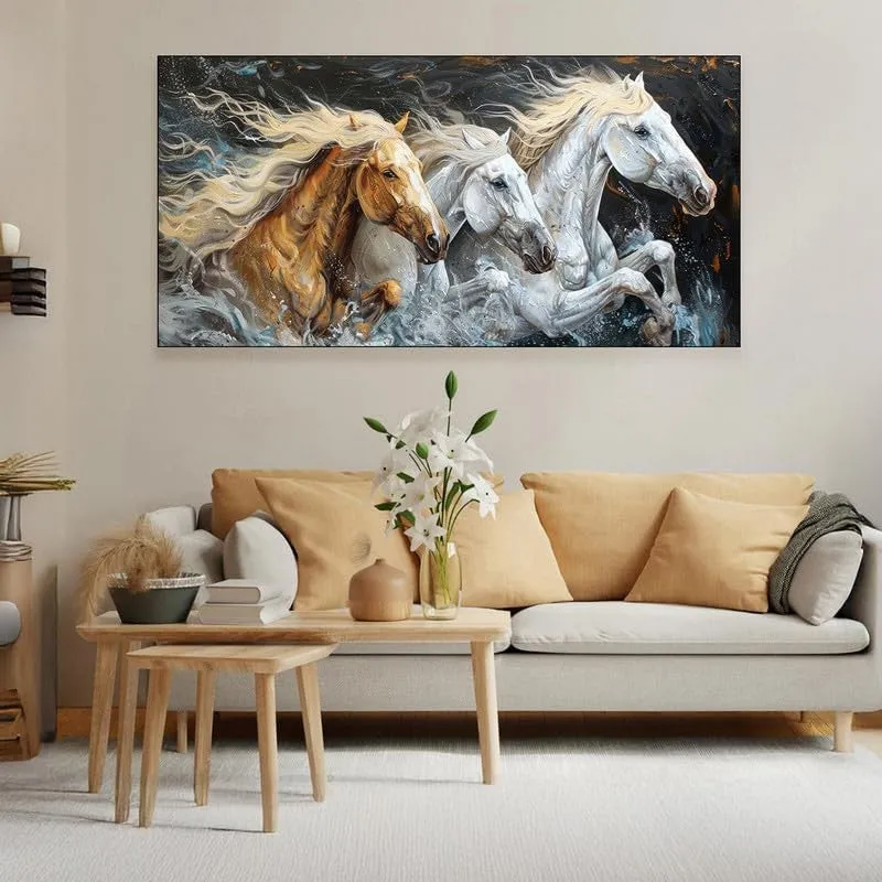 Echoes of the Wild Canvas Wall Painting With Frame media 3