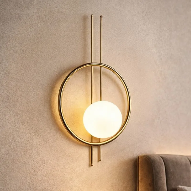 Monique Halo Iron Wall Lamp media 1