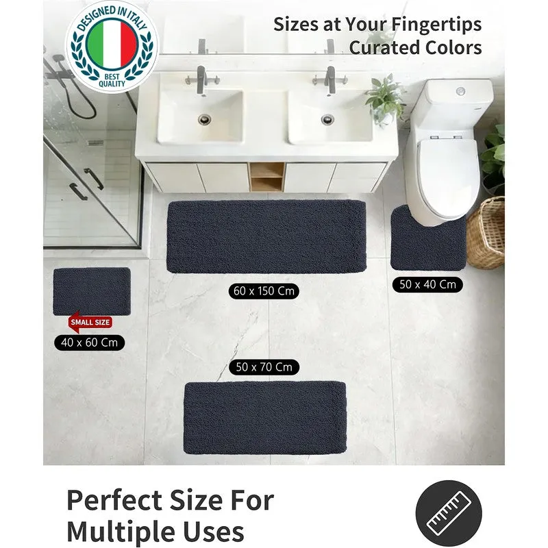 BathEase Anti Skid Runner Rug - Charcoal media 12
