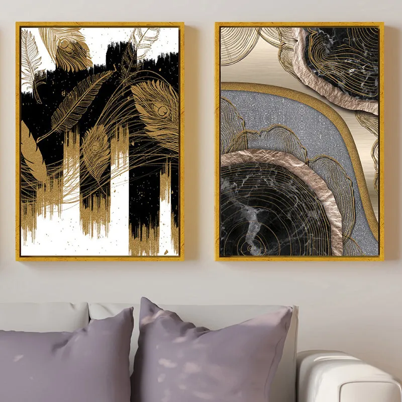 Fluid Forms Abstract Wall Art media 1