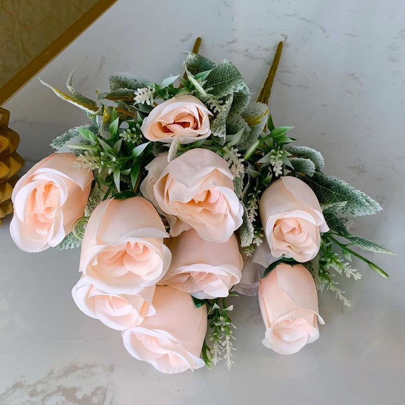 Rosebush Artificial Flower - Blush Pink media 8