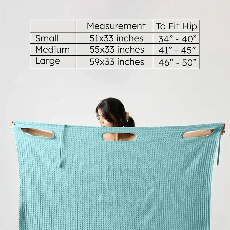 Glory Hug Cotton Bathwrap - Turquoise media 6