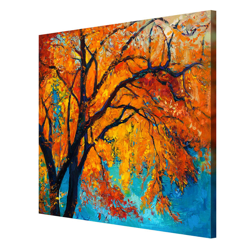 Autumn Tree Wall Painting media 6