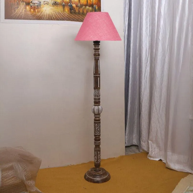Colton Ezra Floor Lamp - Pink media 3