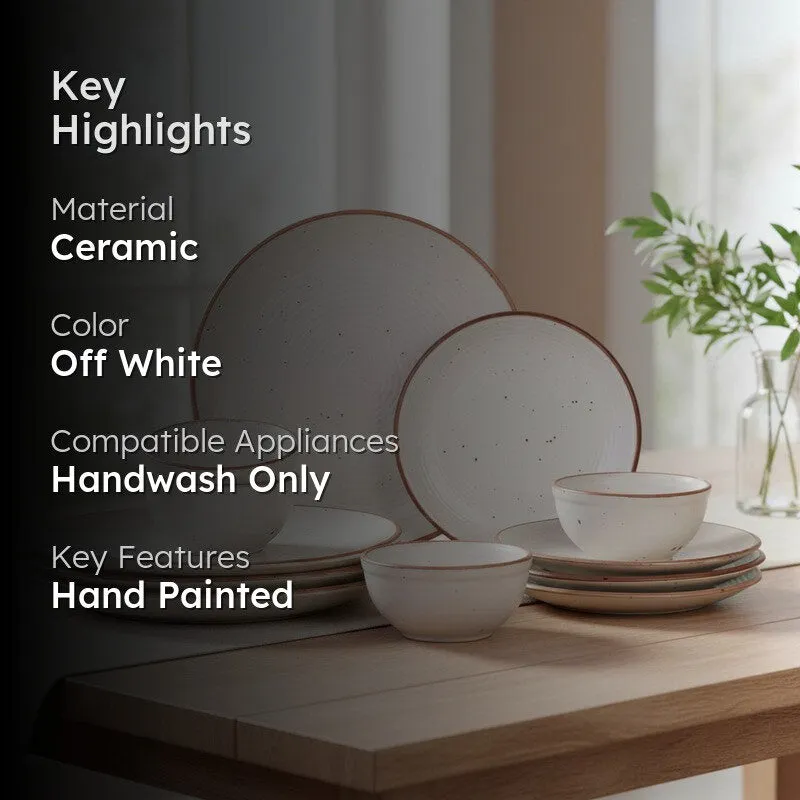 Solvra Orvyn Veyra Dinner Set - 12 Piece Set media 2