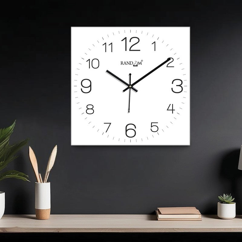 Elqen Analog Wall Clock - White