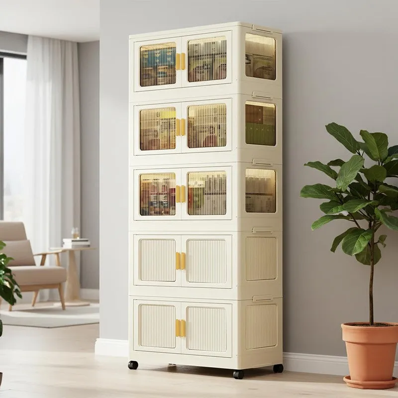 Cabinex Beige Foldable Plastic Racks media 1