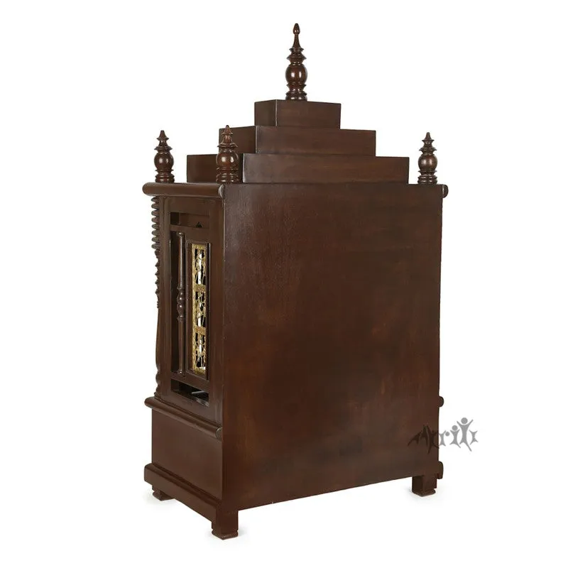 Divine Aura Teak WoodMandir media 5