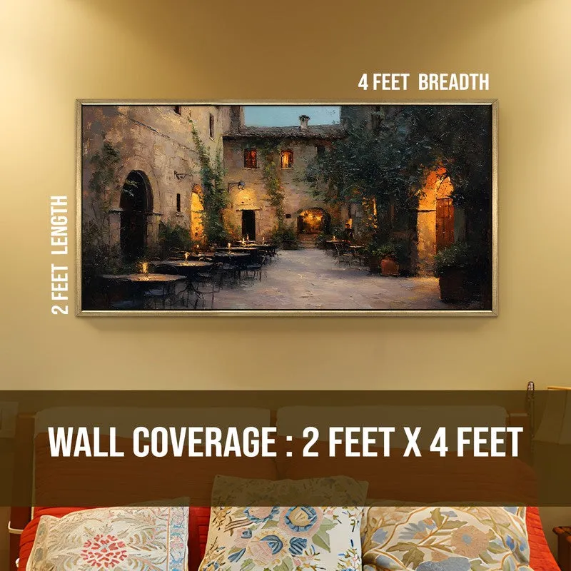 Nightwarm Canvas Wall Painting With Frame media 9