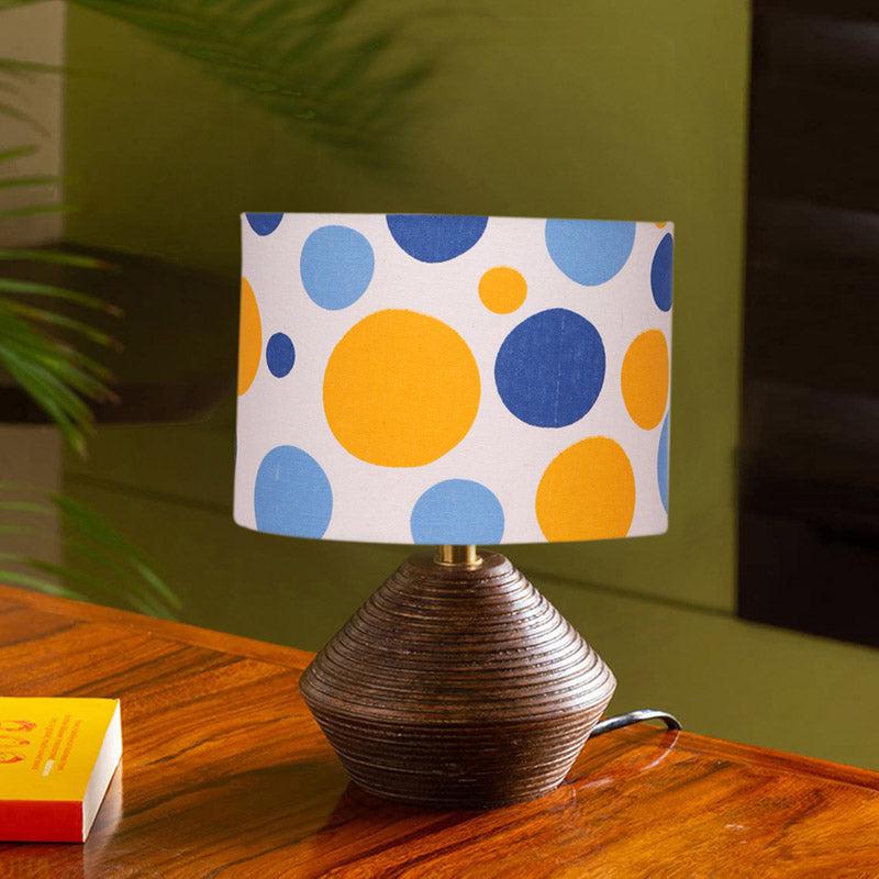 Yami Polka Wooden Table Lamp - Multicolor
