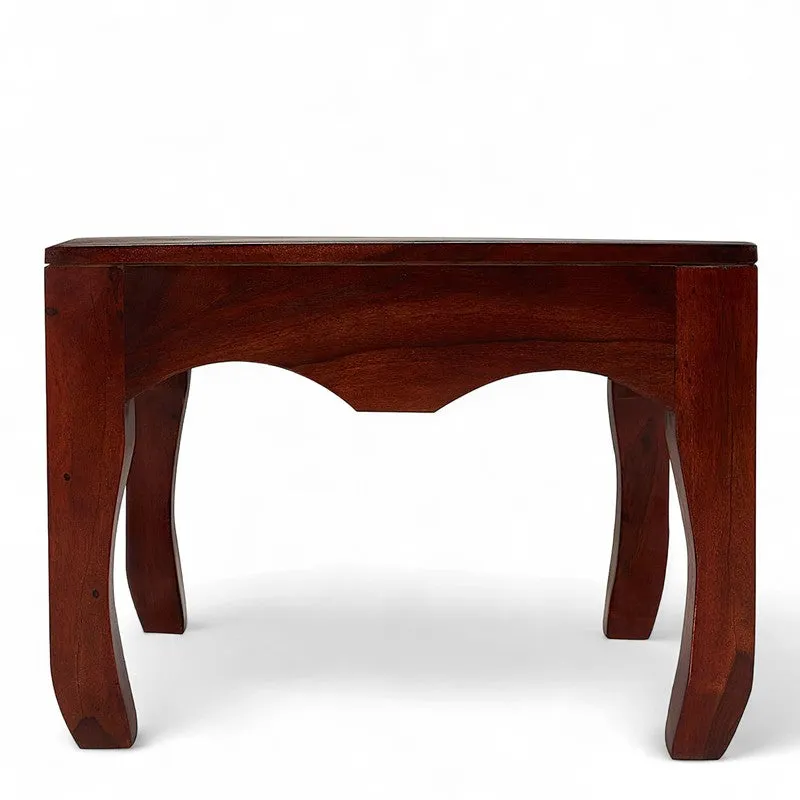 Rervon Sheesham Wooden Center Table - Deep Brown media 4