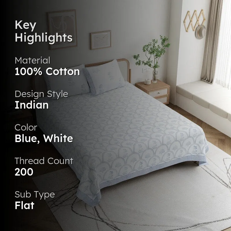 DesiBlue Cotton Bedsheet - 200 TC media 2
