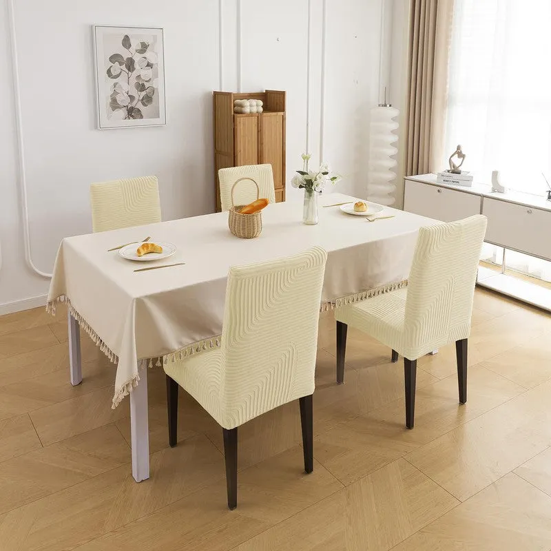 Orvinda Polyester Chair Cover - Set Of Four media 1