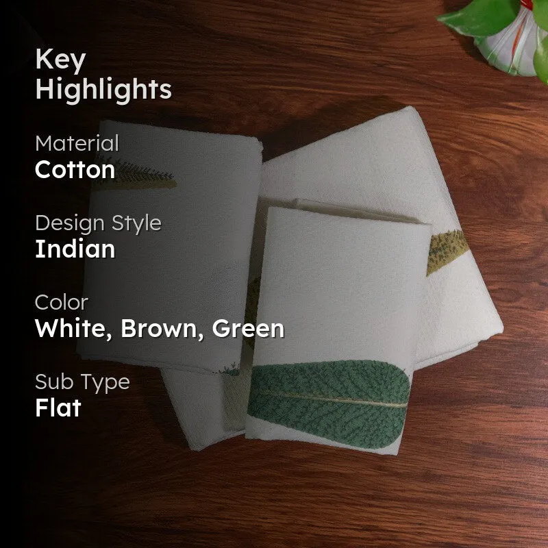Palm Whisper Cotton Towels (Brown) - Three Piece Set media 2