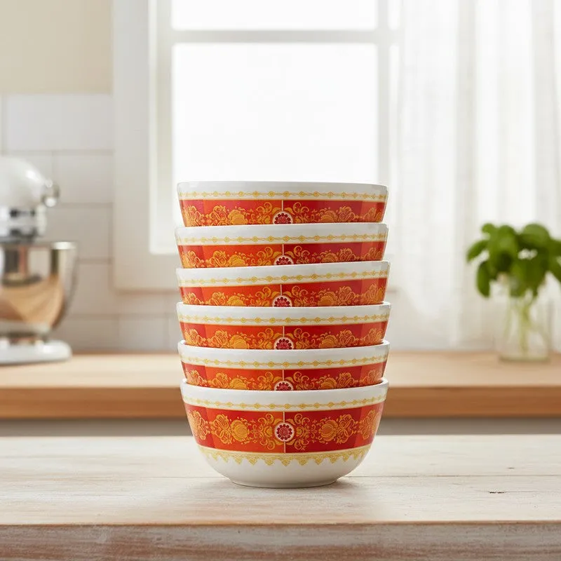 Goldhill Melamine Snack Bowls (200 mL Each) - Set of Six media 3
