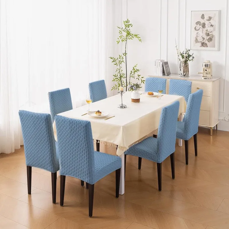 Nexo Neat Fit Chair Cover (Blue) - Set Of Eight media 1