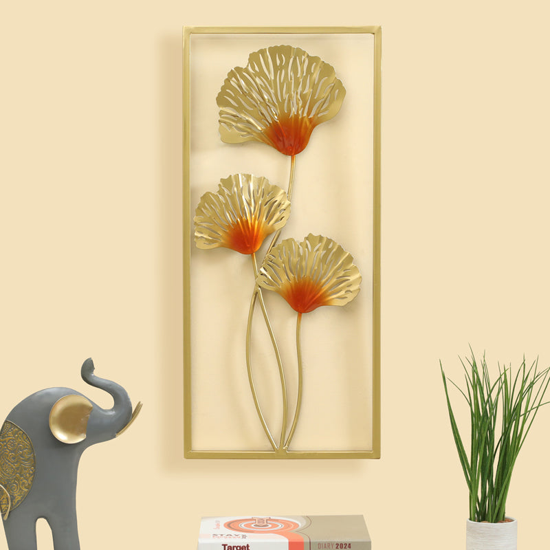 Oceanus Floral Metal Wall Accent