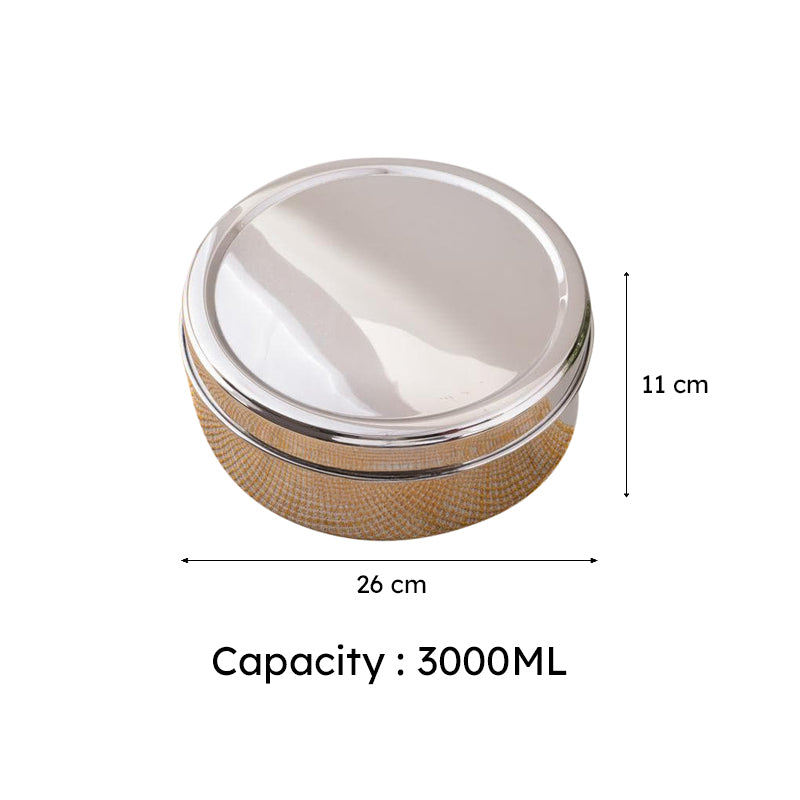 Papad Stainless Steel Dabba - 3000 mL media 6
