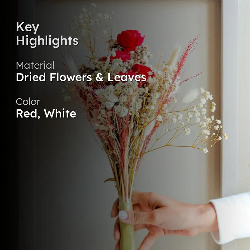 Lovey Dovey Naturally Dried Multi Flower Floral Bunch media 2