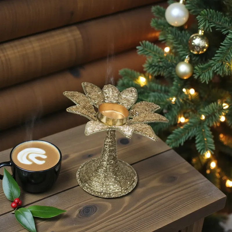 Blooming Flower Tea Light Candle Holder media 3