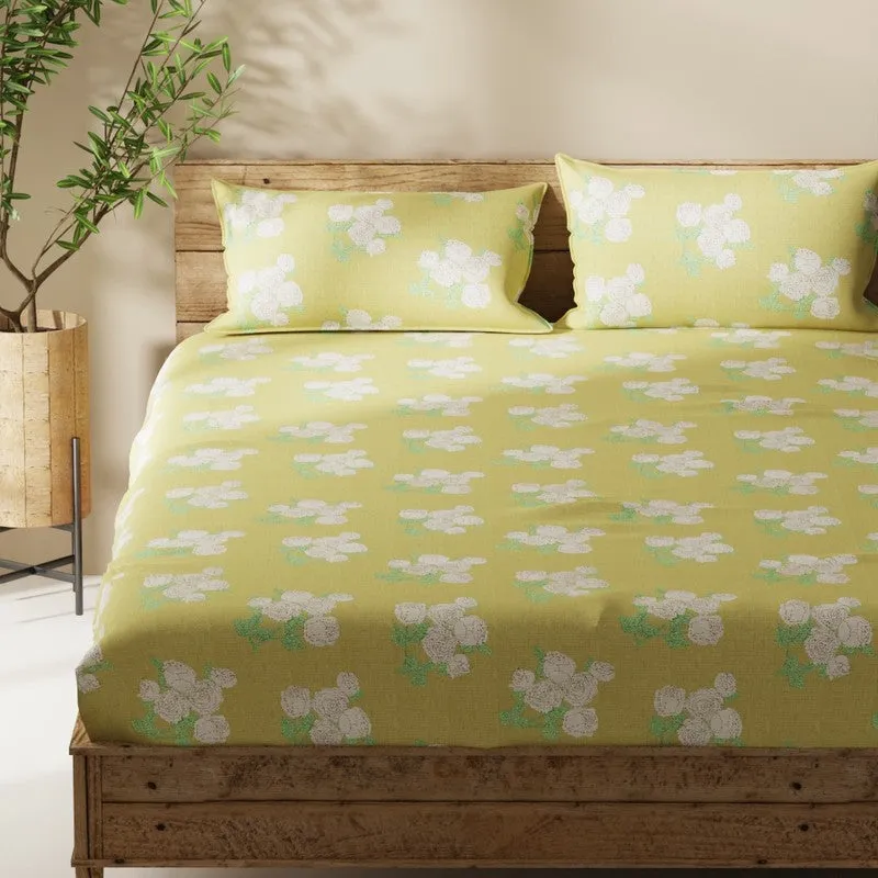 Harven Bedsheet (Yellow) - 115 GSM media 4