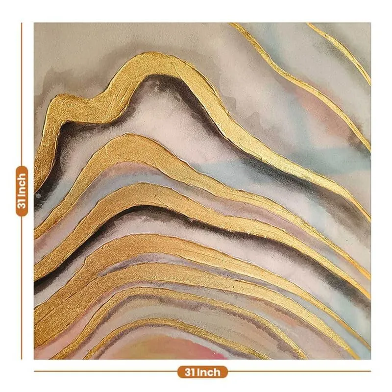 Deluru Wave Wall Painting media 7