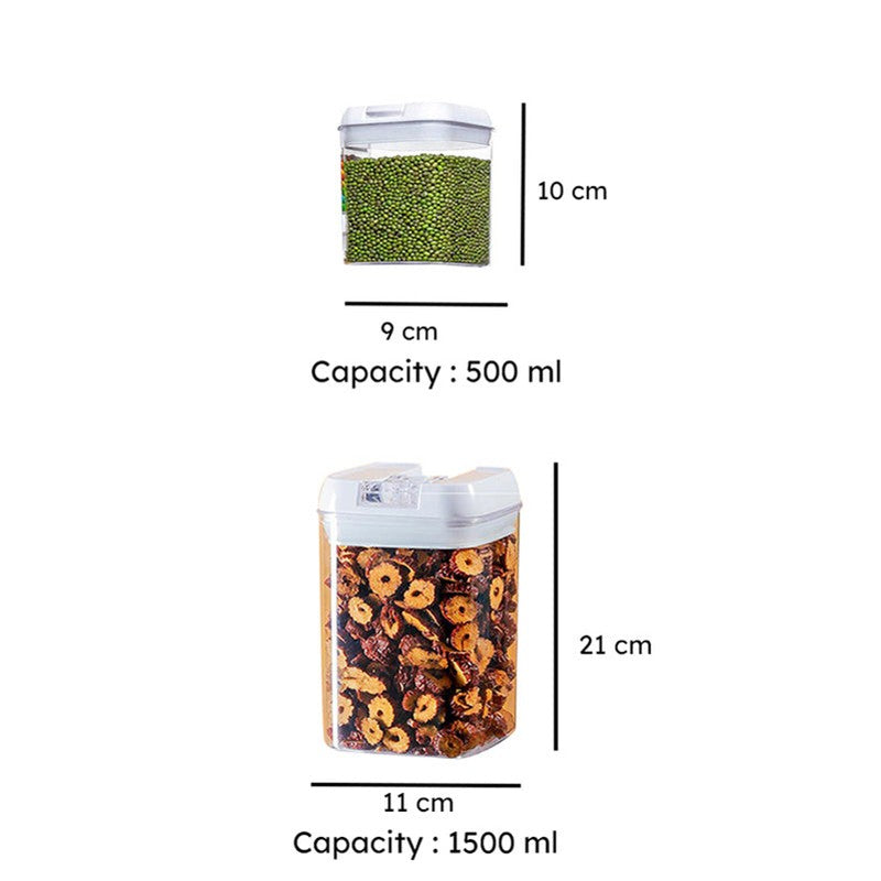 Essentio Airtight Plastic Storage Container - Set Of Eight media 9