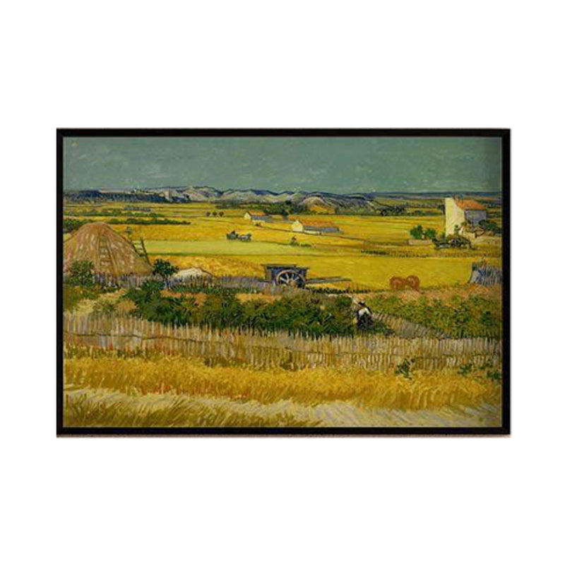 The Harvest By Vincent Van Gogh - Black Frame media 6