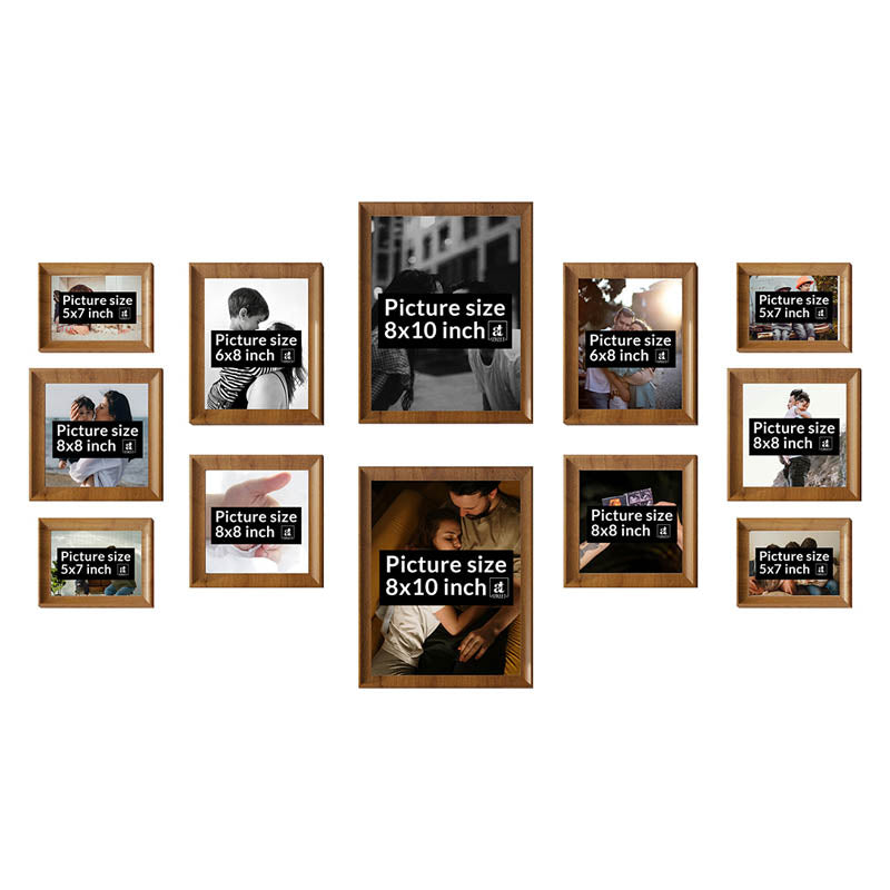 Image Ensemble MDF Wall Photo Frame - Set Of Twelve media 9