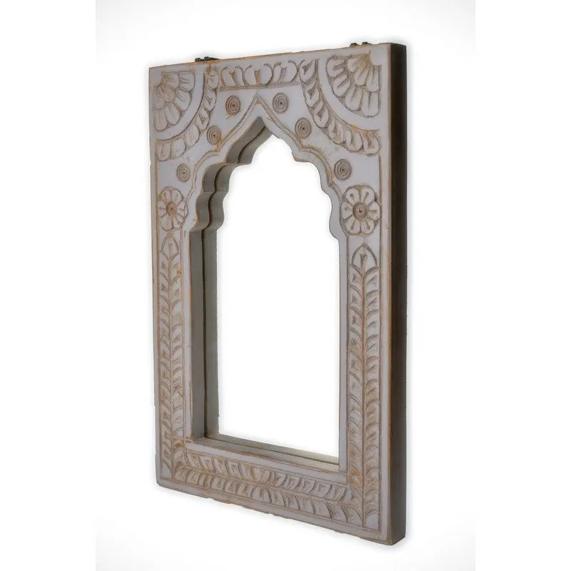 Tazva Decorative Mango Wood Wall Mirror media 5