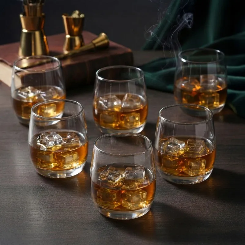 Old Fashioned Bohemia Crystal Glasses (290 ml) - Set of Six media 1