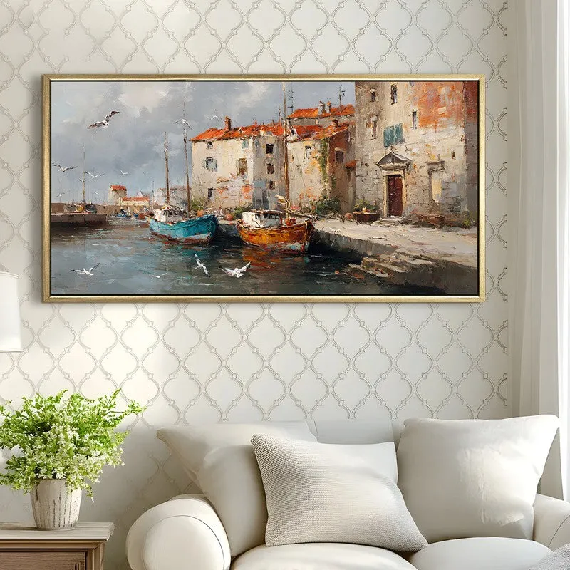 Saltwind Canvas Wall Painting With Frame media 4