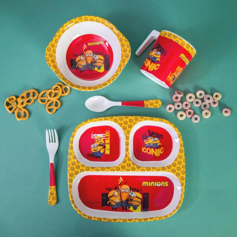 Servewell Minion Magic Kids Dining Set - Five Piece Set media 1