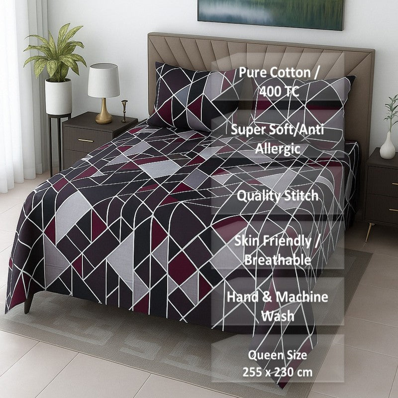Linexis Cotton Bedsheets - 400 TC media 8