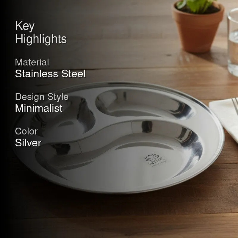 Servia Stainless Steel Dinner Plate media 2
