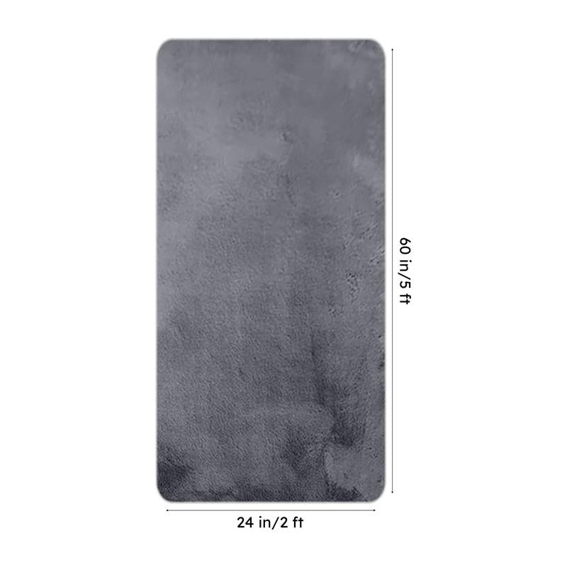 Ruffle Luxe Runner Rug - Grey media 8