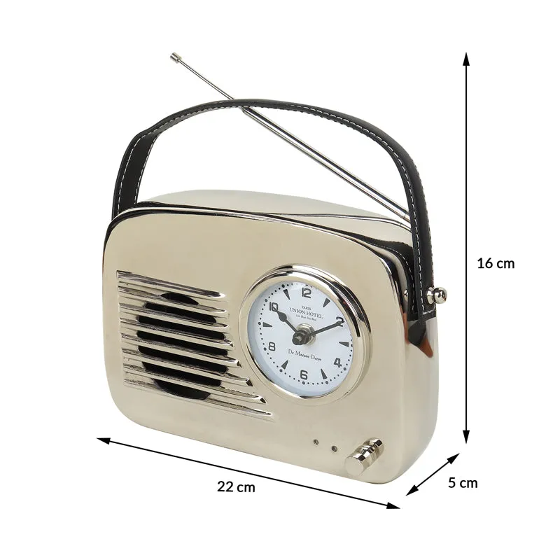 Melody Minutes Table Clock - Silver media 6