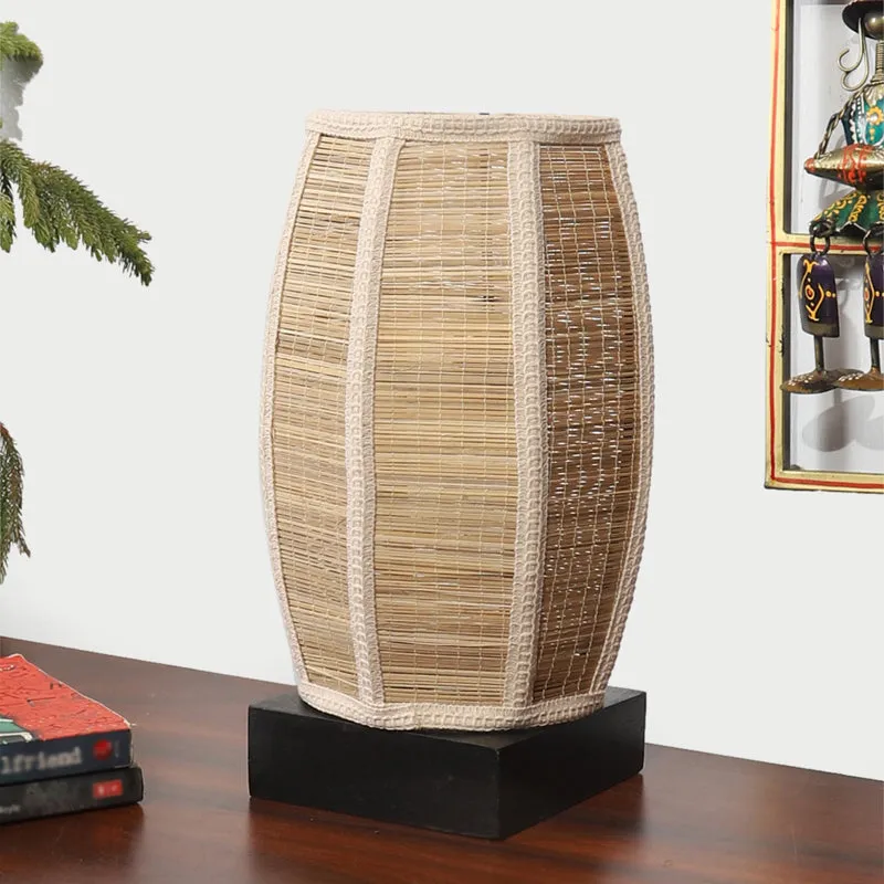 Lumorae Edge Bamboo Table Lamp - Black media 3