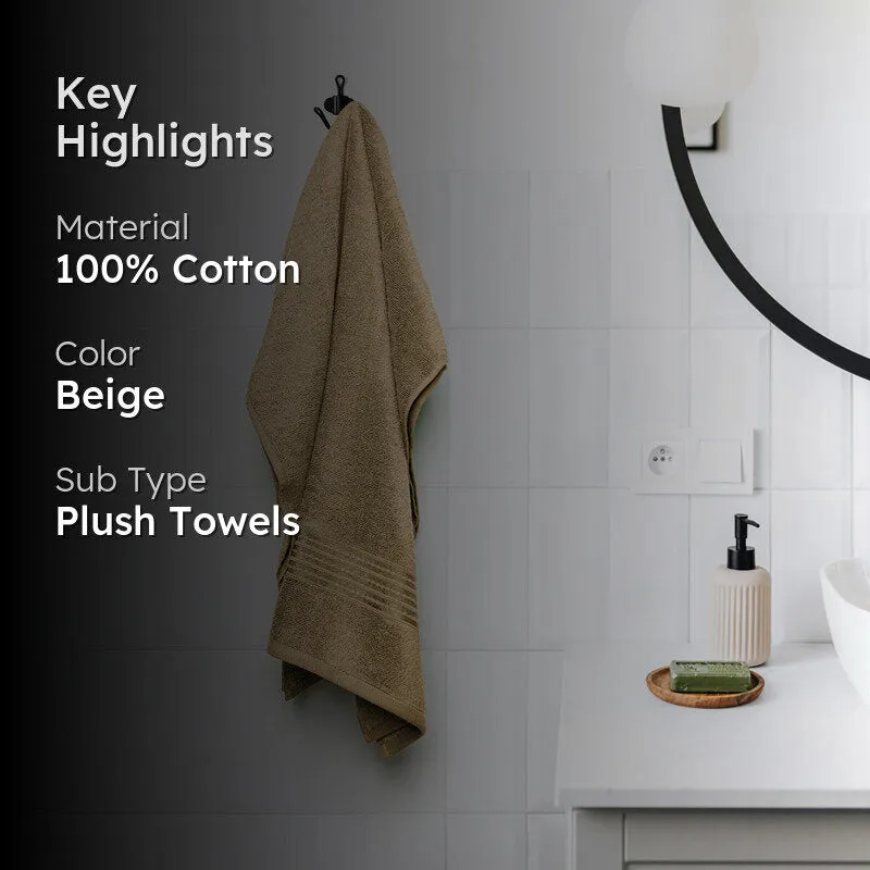 Micro Cotton LuxeDry Soothe Bath Towel - Beige media 2