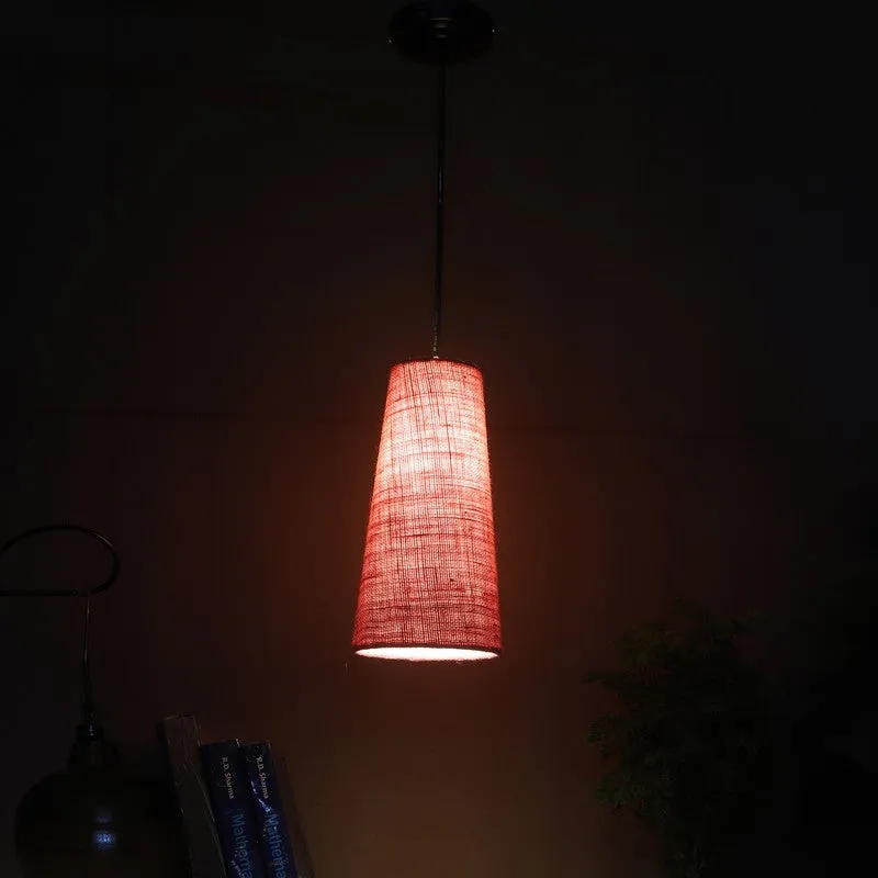 Solarae Metal Ceiling Lamp - Pink media 3