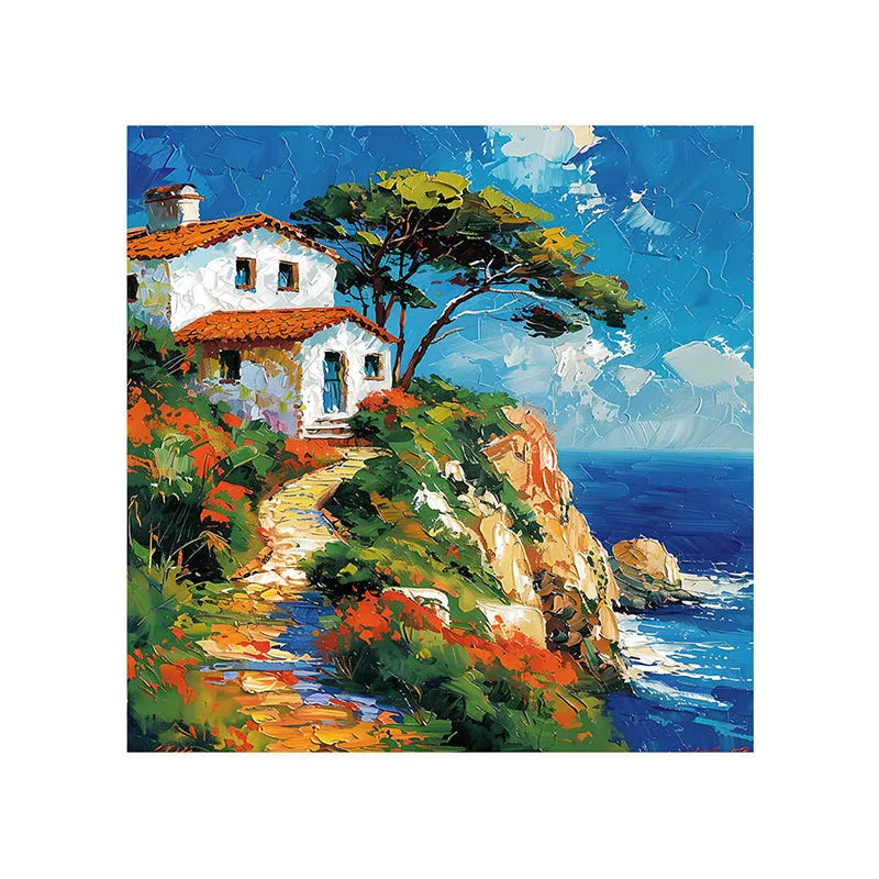 Coastal Beachhouse Poly Canvas Wall Painting media 5
