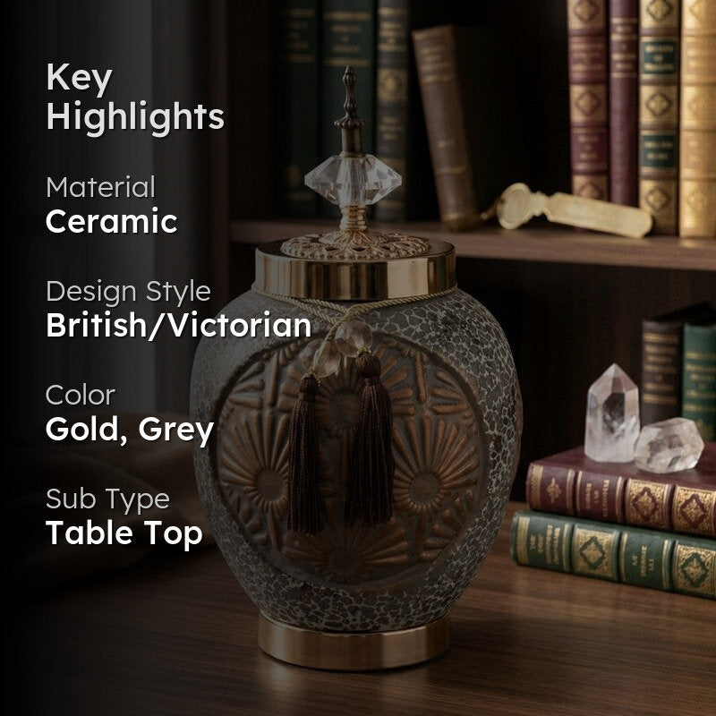 Fogstream Ceramic Jar Showpiece - Large media 2