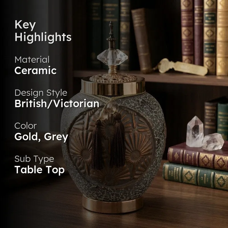 Fogstream Ceramic Jar Showpiece - Large media 2