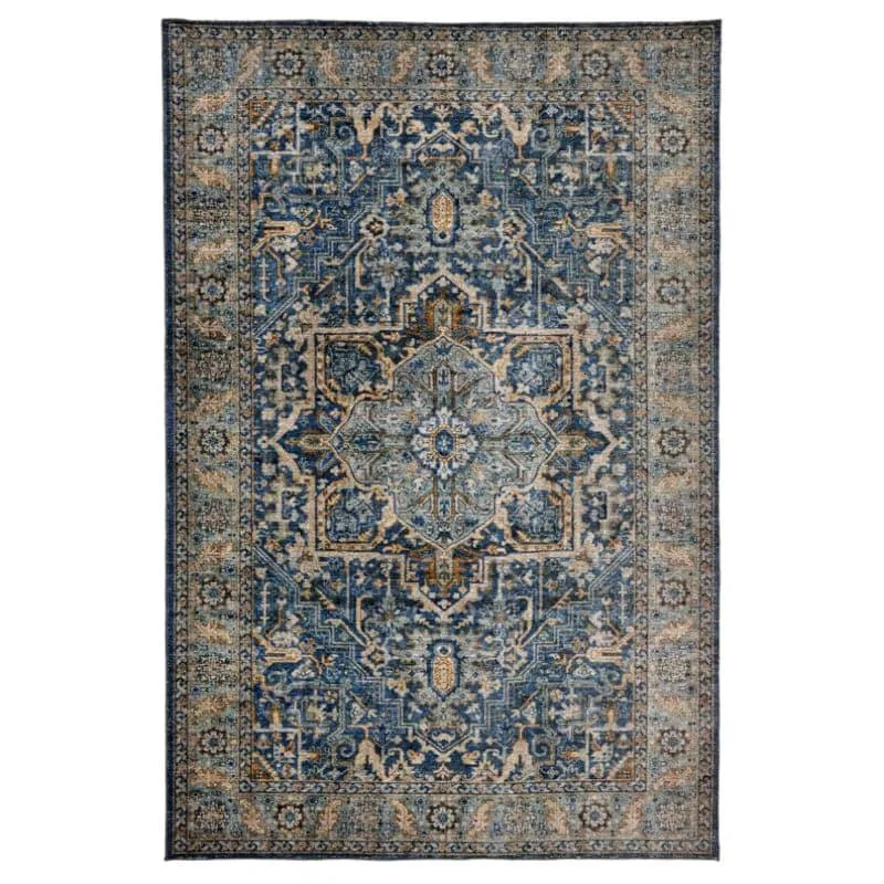 Hiraya Ethnic Anti Slip Polyester Carpet media 1