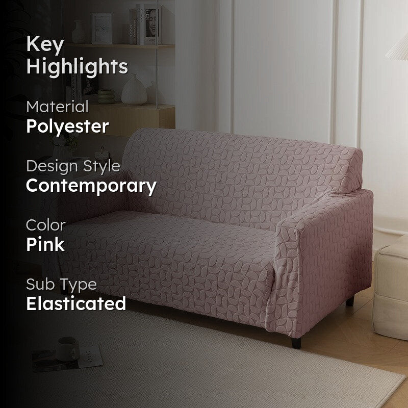 Darvella Sofa Cover - Pink media 2