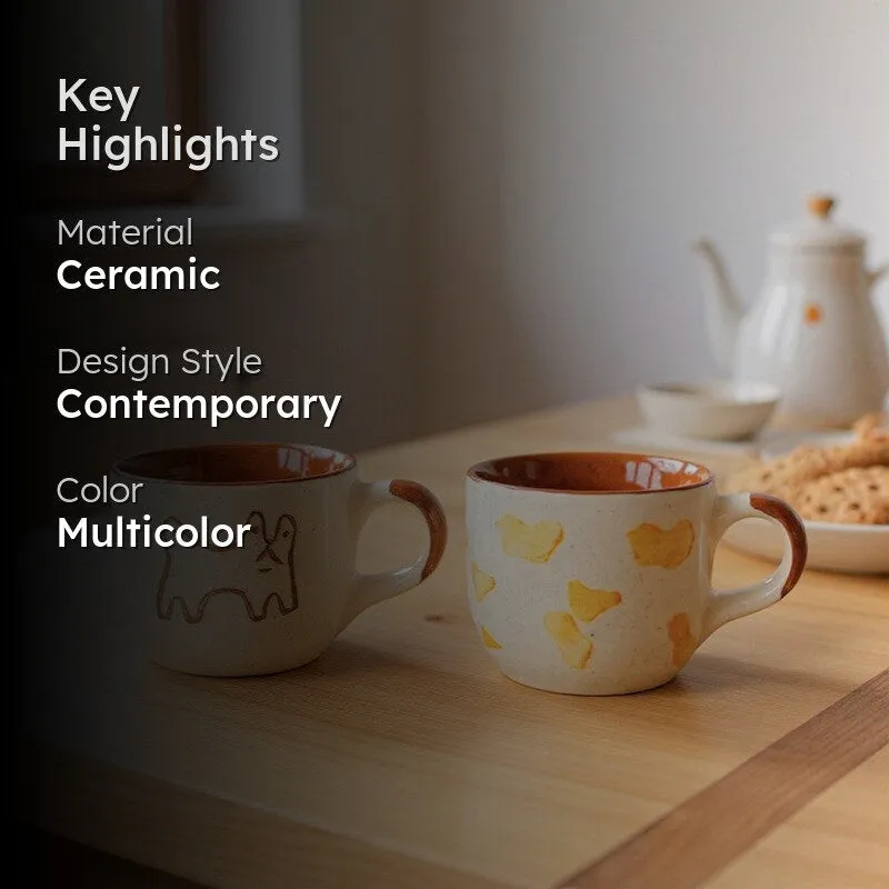 Brownline Ceramic Tea Cup (100 mL) media 2