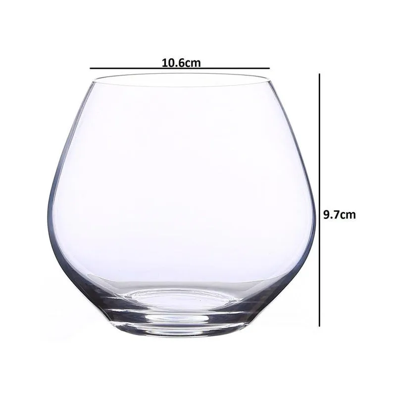 Cooper Bohemia Crystal Red  Whiskey Glasses (580 mL) - Set Of Two media 9