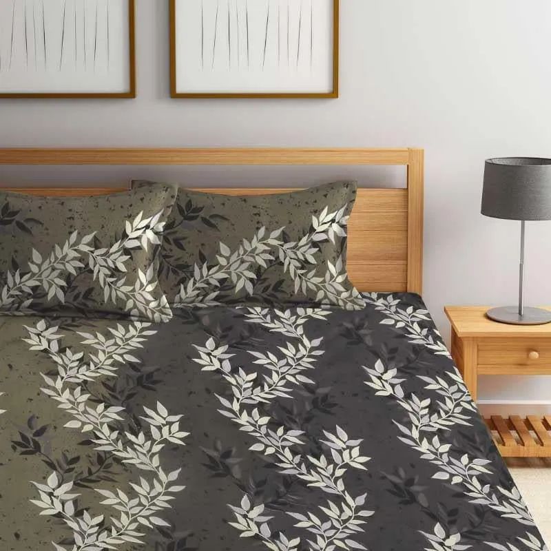 Playful Petals Fitted Microfiber Bedsheet - 300 GSM media 3