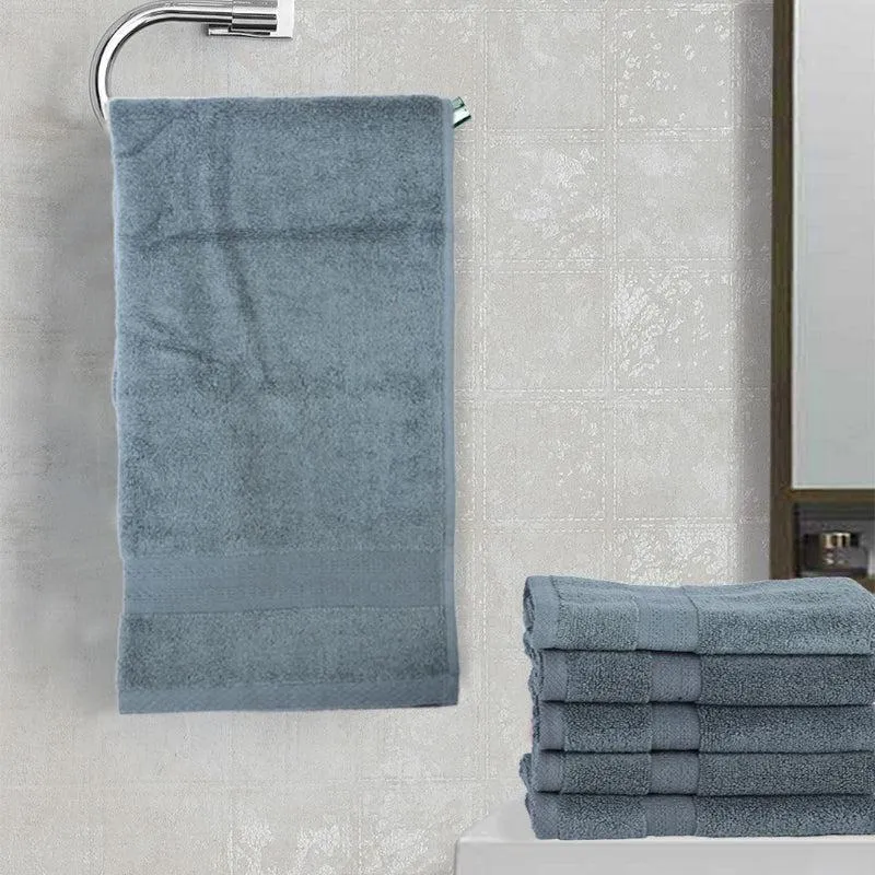 Miorah Hand Towel (Grey) - Six Piece Set media 1