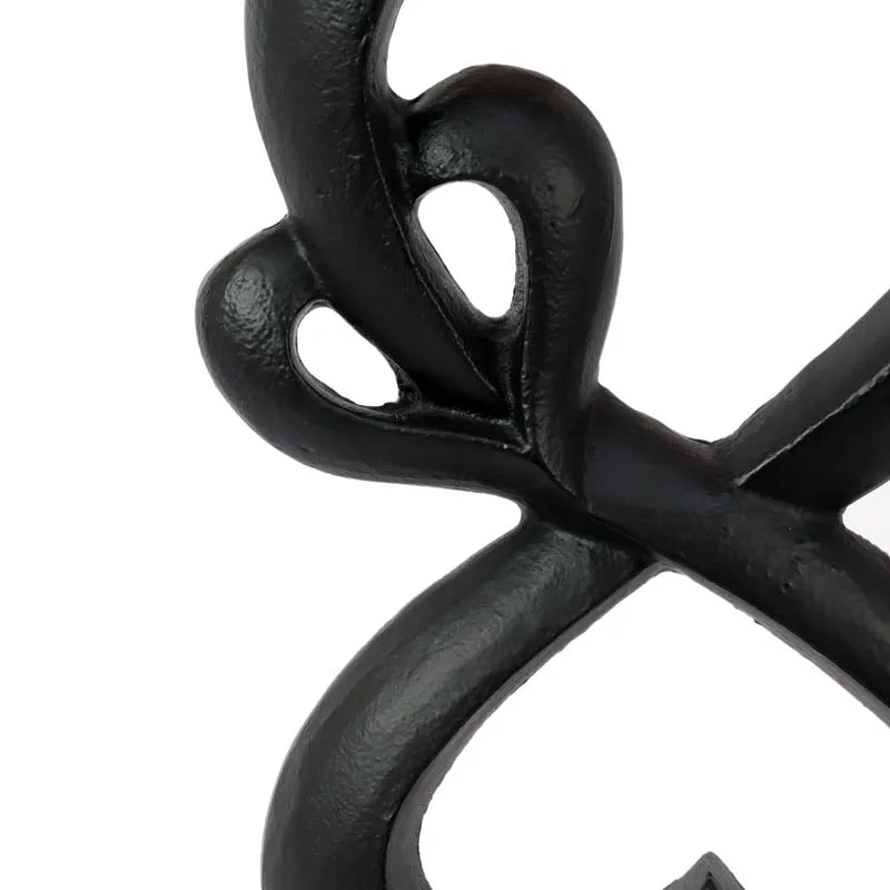 Heart Of Home Showpiece (Black & Silver) - Small media 6